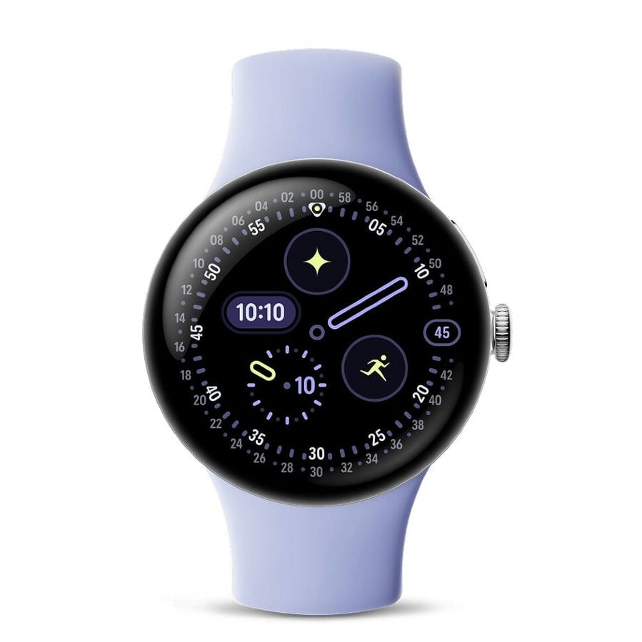 Умные часы Google Pixel Watch 4 41 мм Wi-Fi Серебряный/Фиолетовый...