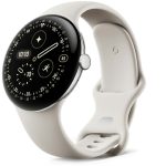 Умные часы Google Pixel Watch 4 45 мм Wi-Fi Серебряный/Бежевый (P...