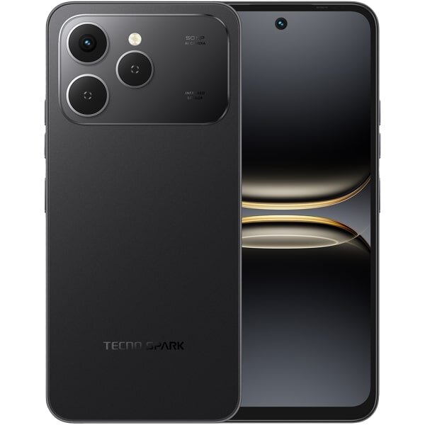 Смартфон TECNO Spark 40 8/256 ГБ Черный (Ink Black)