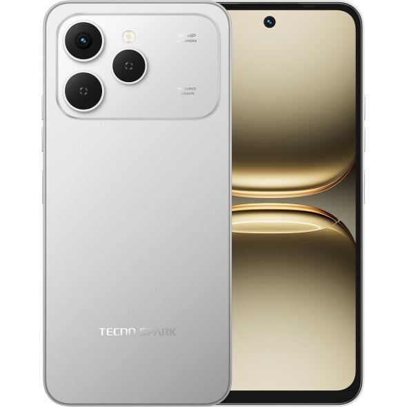 Смартфон TECNO Spark 40 8/256 ГБ Серый (Titanium Grey)