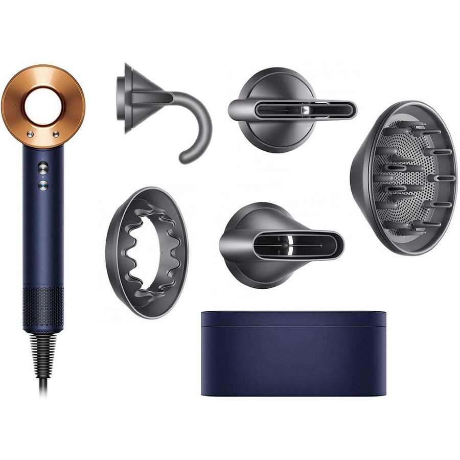 Фен Dyson Supersonic HD08 Gift Edition Prussian Blue/Rich Copper (вилка CN)