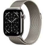 Умные часы Apple Watch Series 11 42 мм Natural Titanium Case with Natural Milanese Loop (S/M)