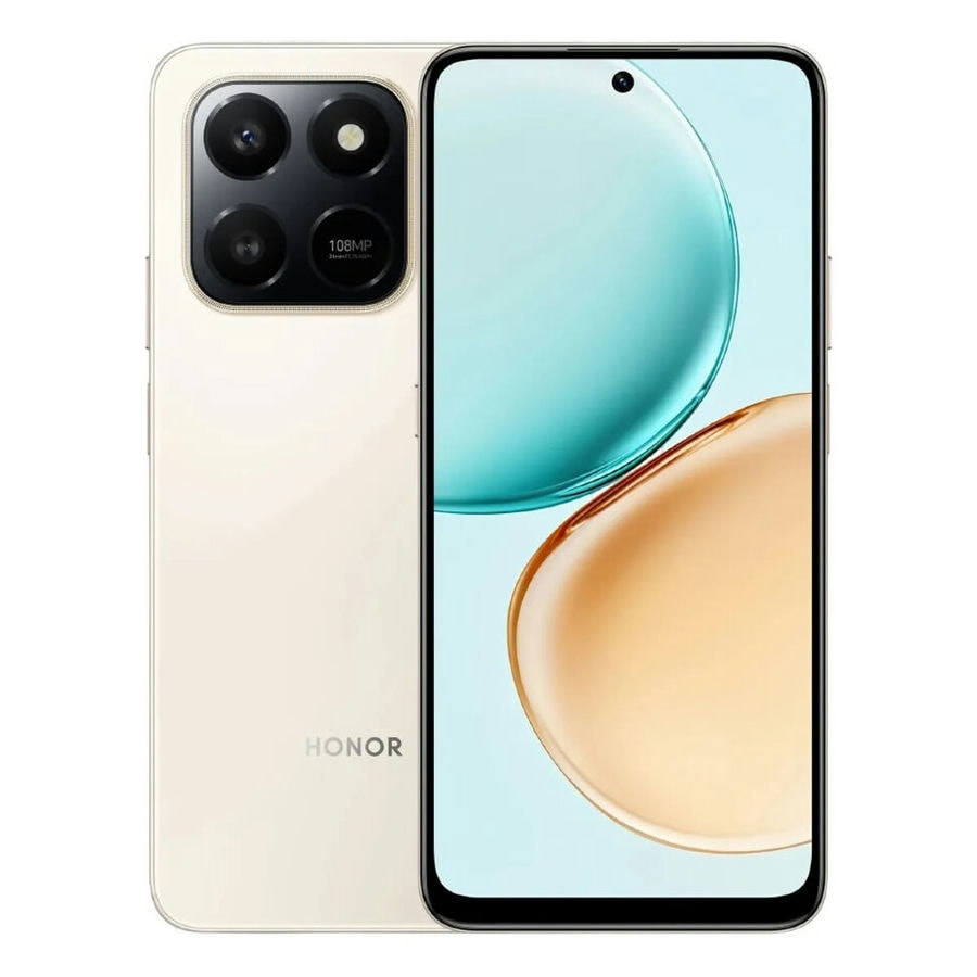 Смартфон HONOR X7d 8/128 ГБ Золотой (Desert Gold)