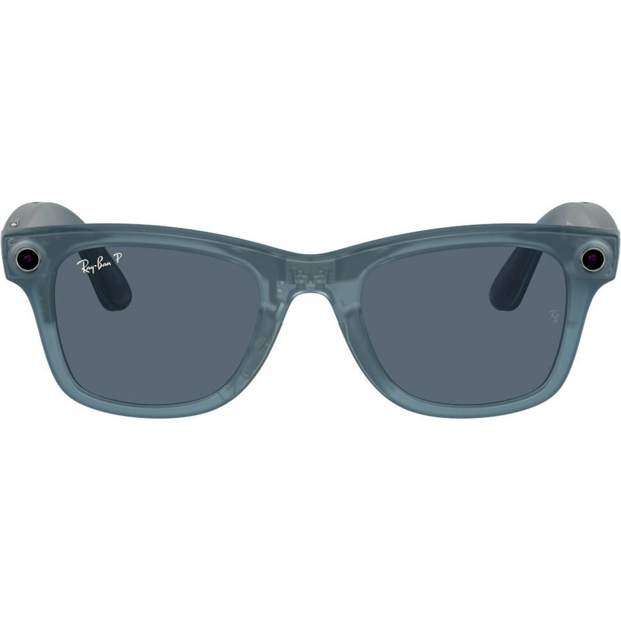 Умные очки Ray-Ban Meta Wayfarer Matte Jeans/Polar Dusty Blue (RW...