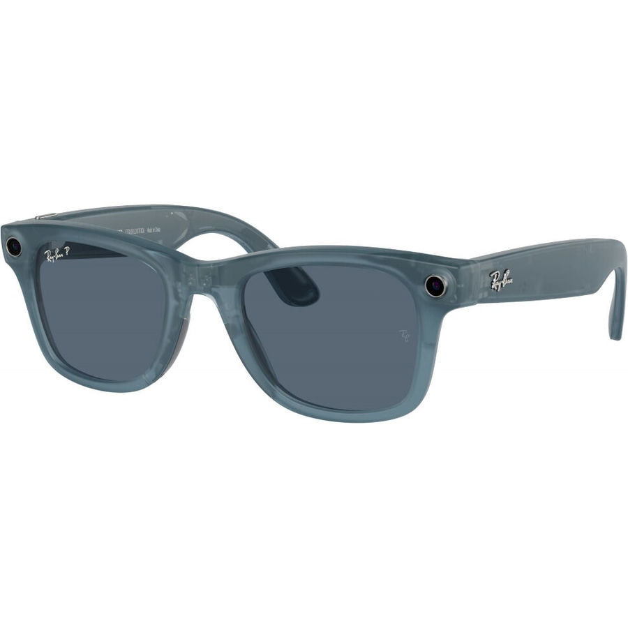 Умные очки Ray-Ban Meta Wayfarer Matte Jeans/Polar Dusty Blue (RW...
