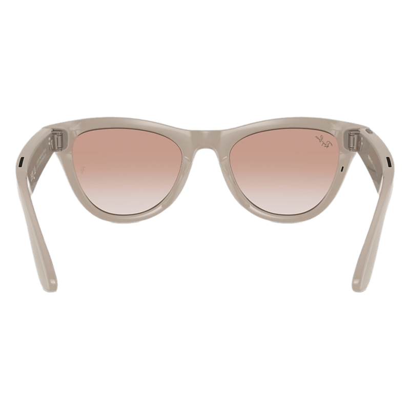 Умные очки Ray-Ban Meta Skyler Shiny Chalky Gray/Cinnamon Pink (R...