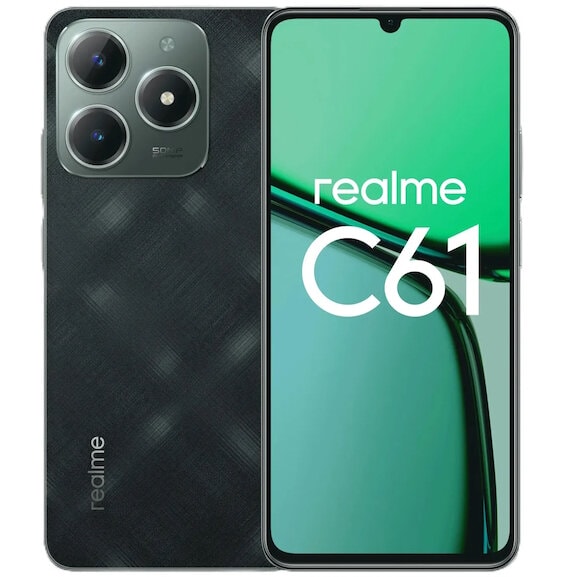 Смартфон realme C61 8/256 ГБ Зеленый (Dark Green)