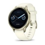 Умные часы Garmin Venu 4 41 мм Lunar Gold with Bone Silicone Band...