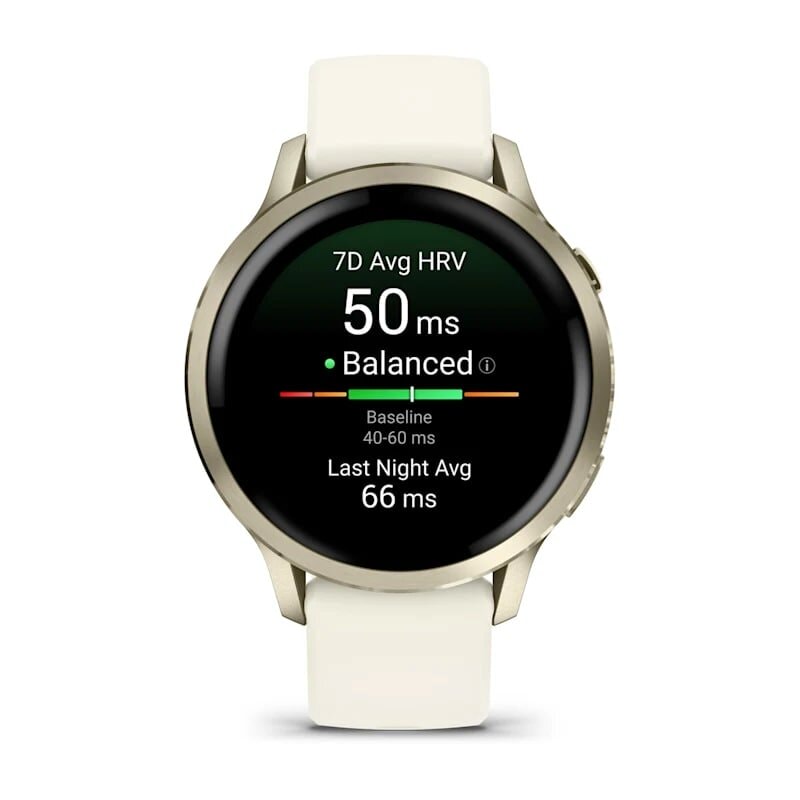 Умные часы Garmin Venu 4 41 мм Lunar Gold with Bone Silicone Band...
