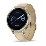 Умные часы Garmin Venu 4 41 мм Lunar Gold with Bone Silicone Band...
