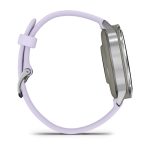Умные часы Garmin Venu 4 41 мм Silver with Periwinkle Silicone Ba...