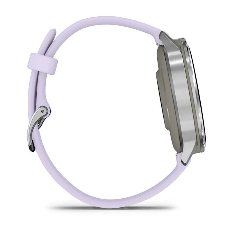 Умные часы Garmin Venu 4 41 мм Silver with Periwinkle Silicone Ba...