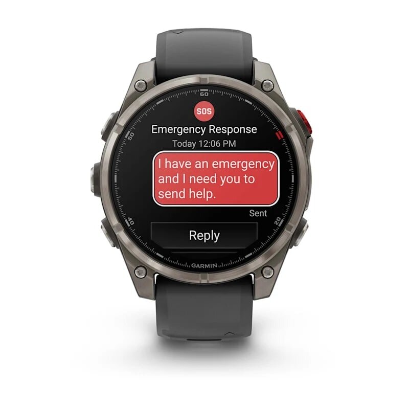 Умные часы Garmin Fenix 8 Pro 47 мм AMOLED Sapphire Titanium with...