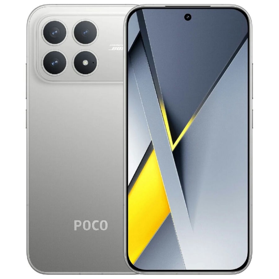 Смартфон Xiaomi POCO F8 Pro 12/256 ГБ Серебро (Titanium Silver)