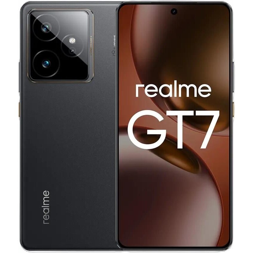 Смартфон realme GT 7 12/512 ГБ Черный (IceSense Black)