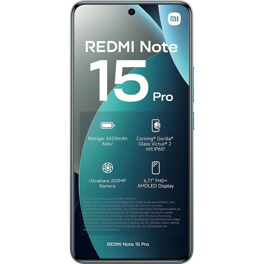 Смартфон Xiaomi Redmi Note 15 Pro 4G 8/256 ГБ Голубой (Glacier Blue)