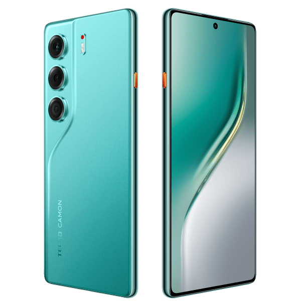 Смартфон TECNO Camon 40 12/256 ГБ Зеленый (Emerald Glow Green)
