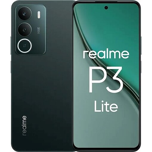 Смартфон realme P3 Lite 4G 4/128 ГБ Зеленый (Green)