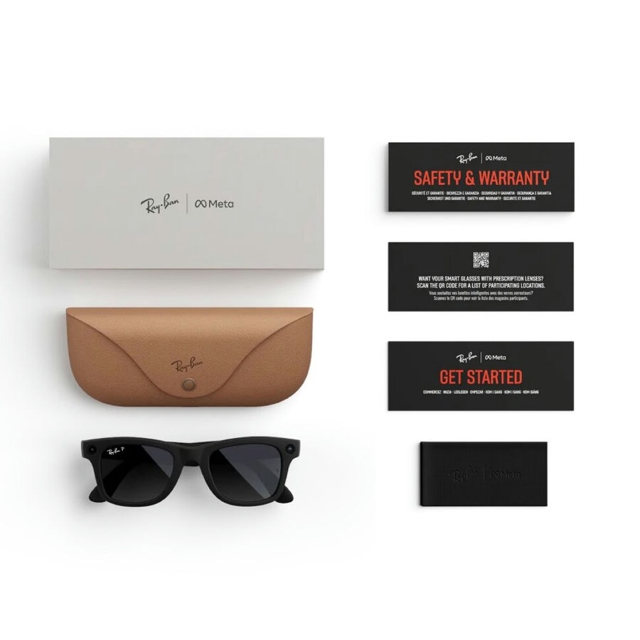 Умные очки Ray-Ban Meta Wayfarer Gen 2 Matte Black Polarized Grad...