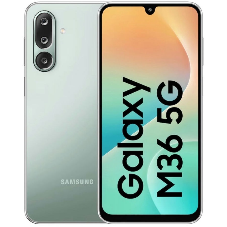 Смартфон Samsung Galaxy M36 5G 8/128 ГБ Зеленый (Serene Green)