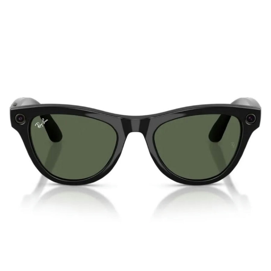 Умные очки Ray-Ban Meta Skyler Gen 2 Shiny Black/G-15 Green (RW40...