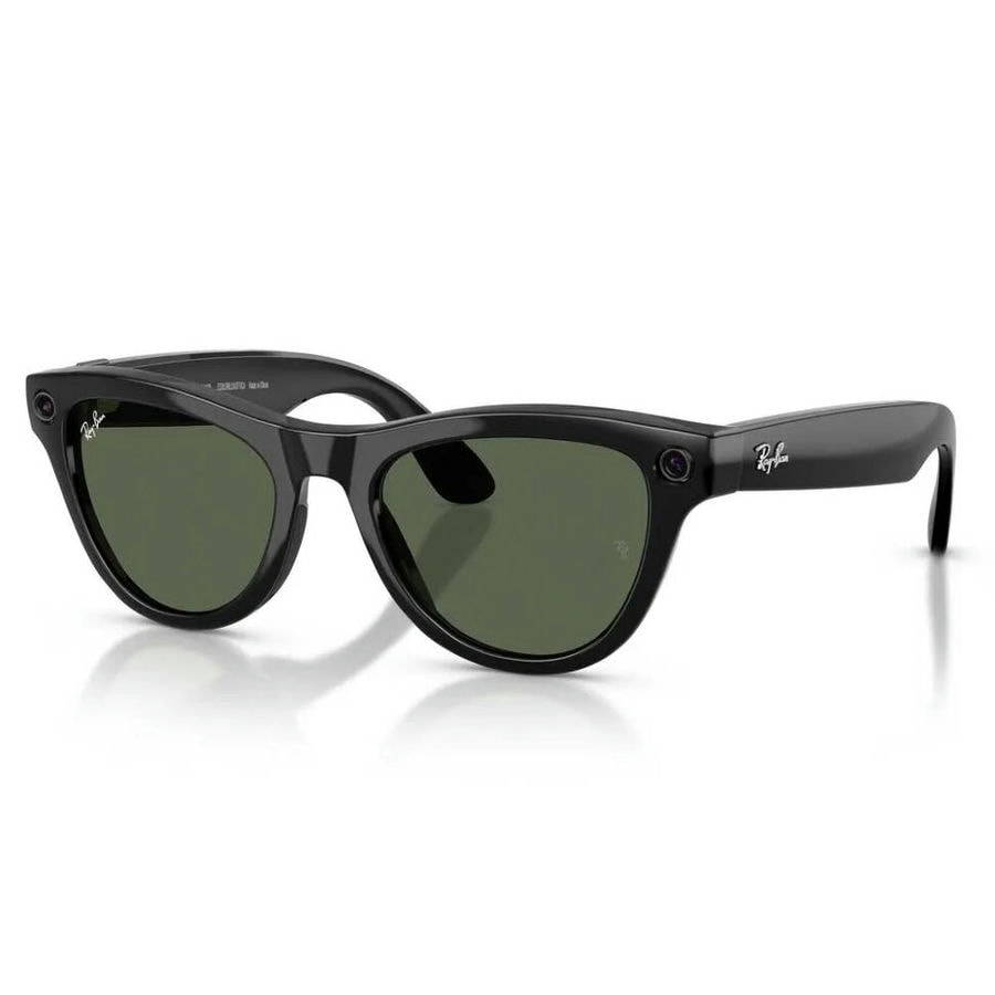 Умные очки Ray-Ban Meta Skyler Gen 2 Shiny Black/G-15 Green (RW40...