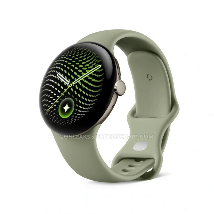 Умные часы Google Pixel Watch 5 41 мм Wi-Fi Золотой/Зеленый (Pyri...