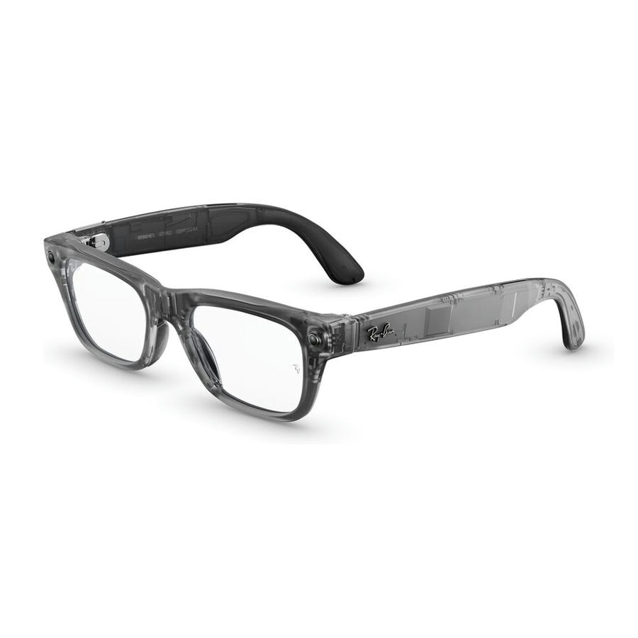 Умные очки Ray-Ban Meta Blazer Optics Gen 2 Matte Transparent Ice...