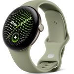 Умные часы Google Pixel Watch 5 45 мм Wi-Fi Золотой/Зеленый (Pyri...