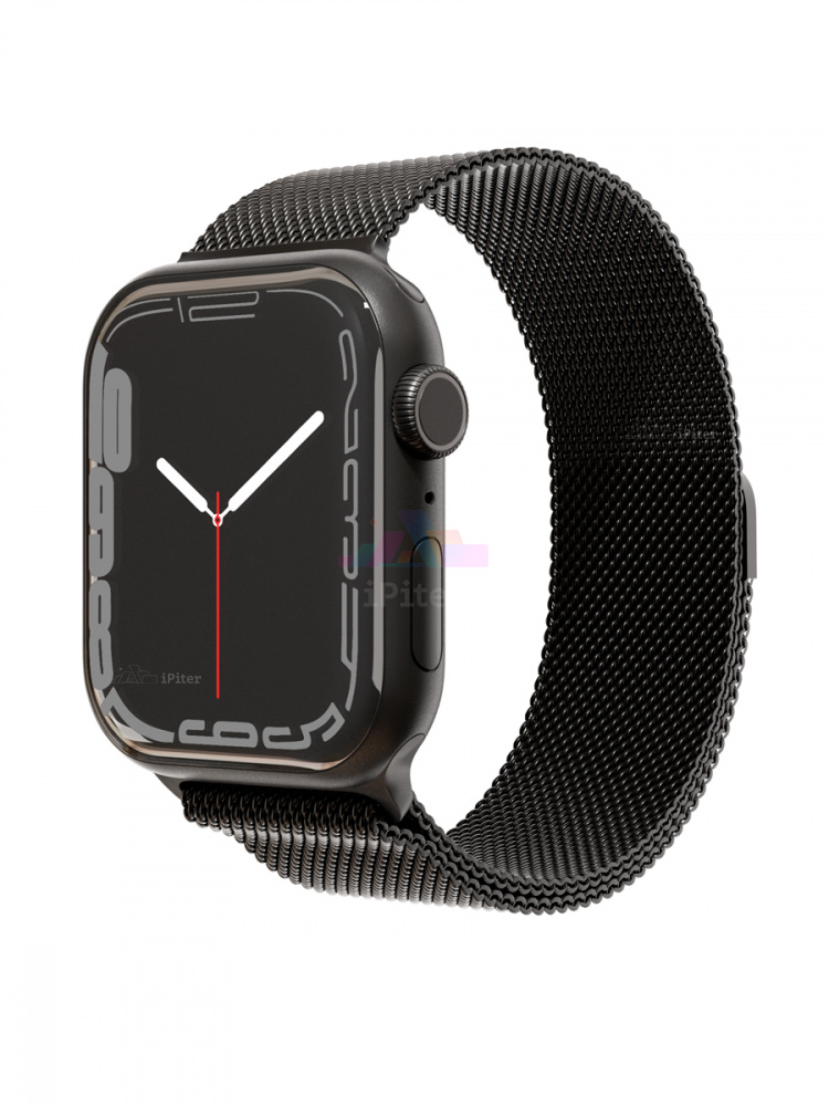 Ремешок Milanese Band VLP для Apple Watch 44 / 45 / 46 мм (Black)