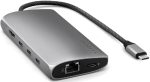 Адаптер Satechi USB-C Multiport Adapter 8K With Ethernet V3, серы...