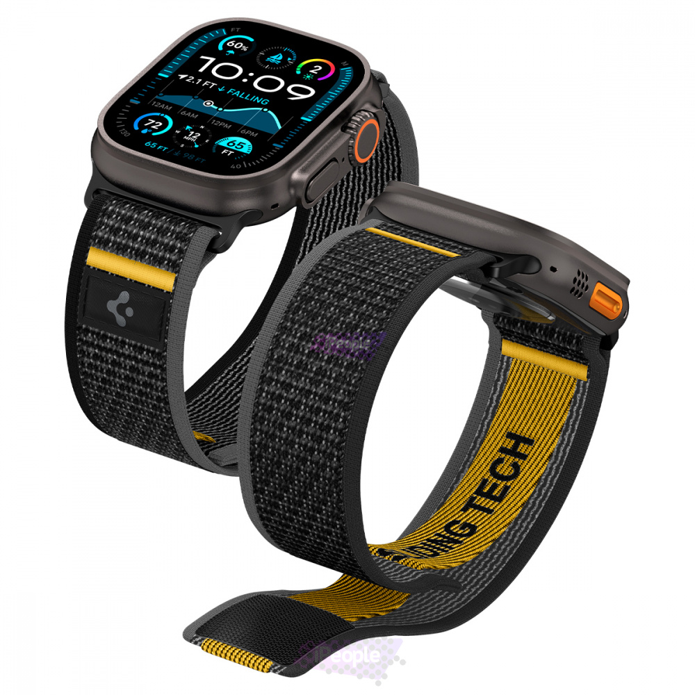 Ремешок Spigen Athlex Air для Apple Watch 45 / 46 / 49 мм (Серый)