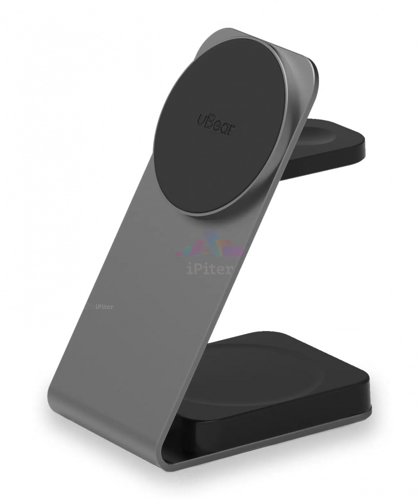 Беспроводная зарядка uBear Level Pro Wireless Charger 3-in-1 (Сер...