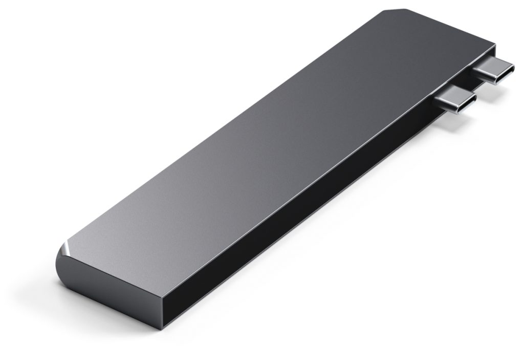 Адаптер Satechi USB-C Pro Hub Slim, серый космос (ST-HUCPHSM)