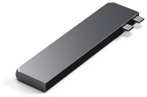 Адаптер Satechi USB-C Pro Hub Slim, серый космос (ST-HUCPHSM)