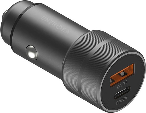 Автомобильное зарядное устройство EnergEA Alu Drive PD20+, USB-C ...