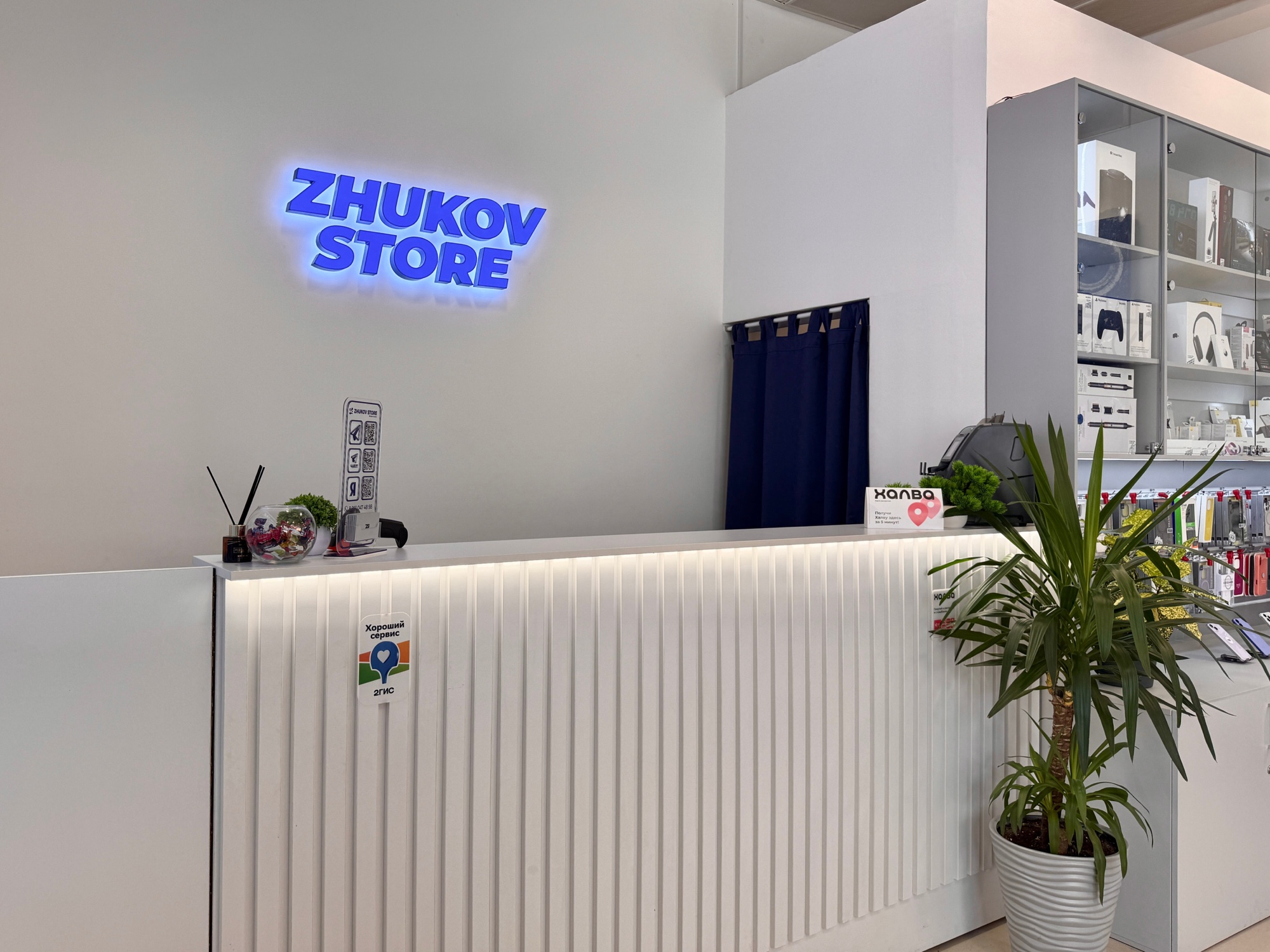 Ресепшен магазина ZHUKOV STORE в Санкт-Петербурге
