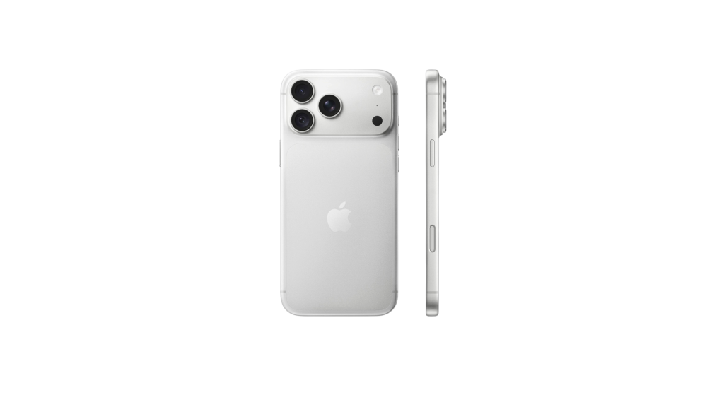 iPhone 18 Pro Silver вЂ” РІРёРґ СЃР·Р°РґРё Рё СЃР±РѕРєСѓ