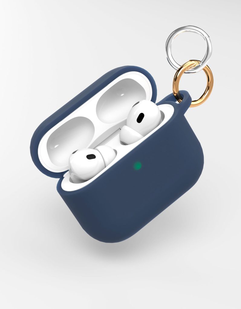 Защитный чехол AirPods Pro 3 (темно-синий)