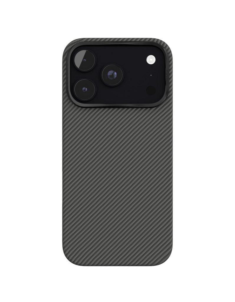 Защитный чехол кевларовый VLP Kevlar iPhone 18 Pro (Чёрный)