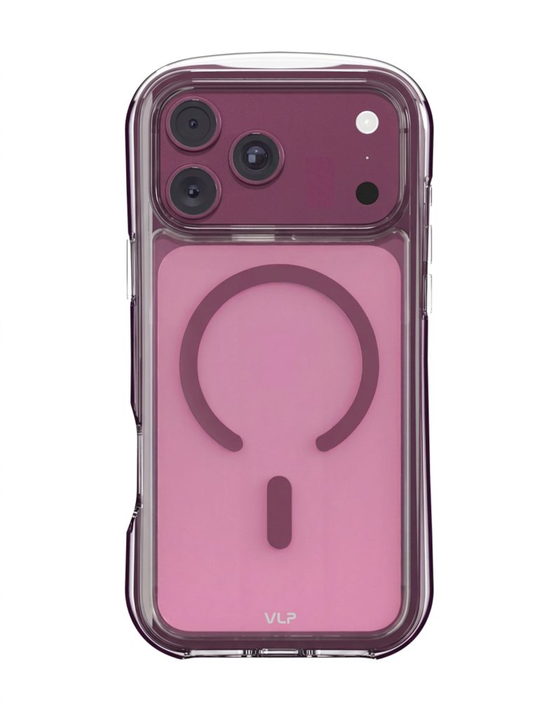 Защитный чехол VLP Bubble Case iPhone 18 Pro Max (Тёмно-вишневый)