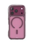 Защитный чехол VLP Bubble Case iPhone 18 Pro (Тёмно-вишневый)