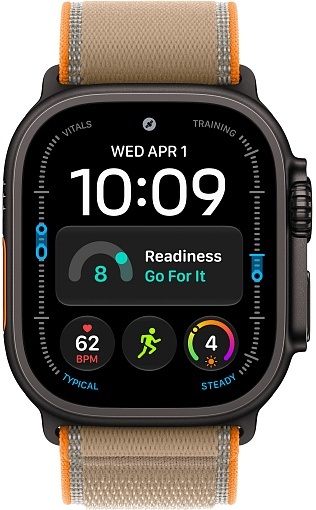 Умные часы Apple Watch Ultra 4 (2026) 49 мм Black Titanium Case with Sand Trail Loop (S/M)