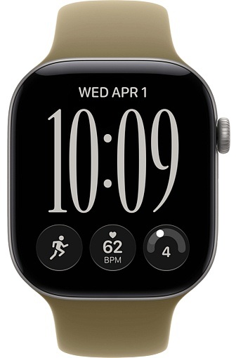 Умные часы Apple Watch Series 12 42 мм Space Gray Aluminum Case with Sport Band Olive
