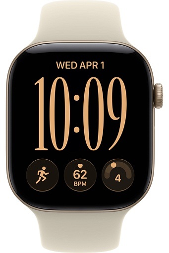 Умные часы Apple Watch Series 12 42 мм Light Gold Aluminum Case with Sport Band Sand