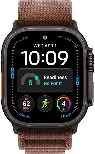 Умные часы Apple Watch Ultra 4 (2026) 49 мм Black Titanium Case with Burgundy Alpine Loop Medium