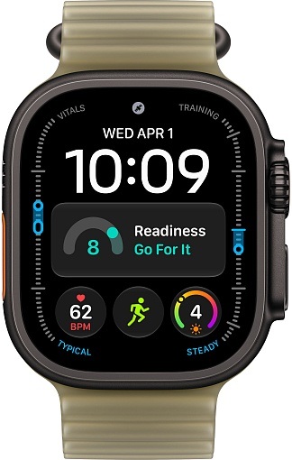 Умные часы Apple Watch Ultra 4 (2026) 49 мм Black Titanium Case with Translucent Kelp Ocean Band
