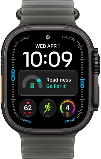 Умные часы Apple Watch Ultra 4 (2026) 49 мм Black Titanium Case with Translucent Black Ocean Band