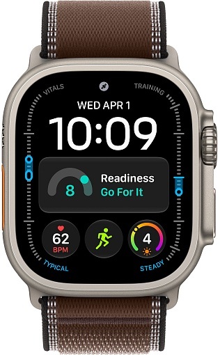 Умные часы Apple Watch Ultra 4 (2026) 49 мм Natural Titanium Case with Dark Umber Trail Loop (M/L)