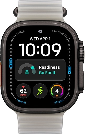 Умные часы Apple Watch Ultra 4 (2026) 49 мм Black Titanium Case with Translucent Gray Ocean Band